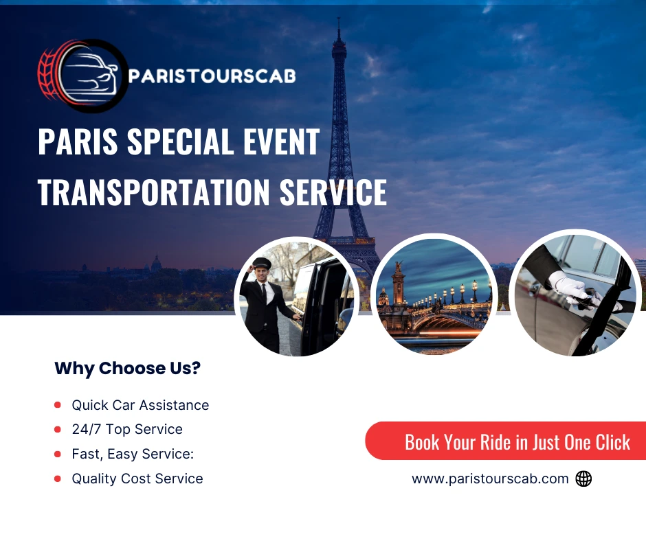 Paris Special Event Transportation Service by Paris Tours Cab