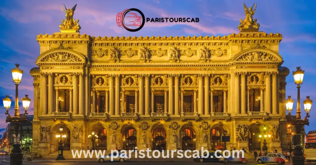 luxury transportation to the Paris Opera House with Paris Tours Cab.