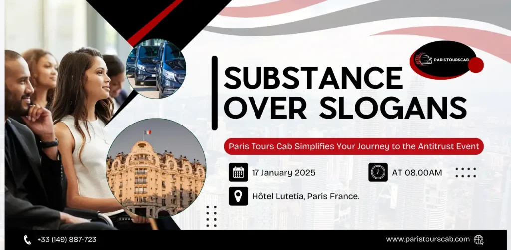Paris Tours Cab service for an event at Hôtel Lutetia on 17 January 2025, at 8:00 AM.