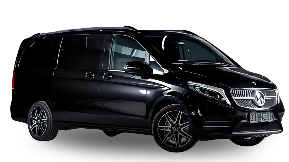 Mercedes v class Cab services Paris Tours Cab