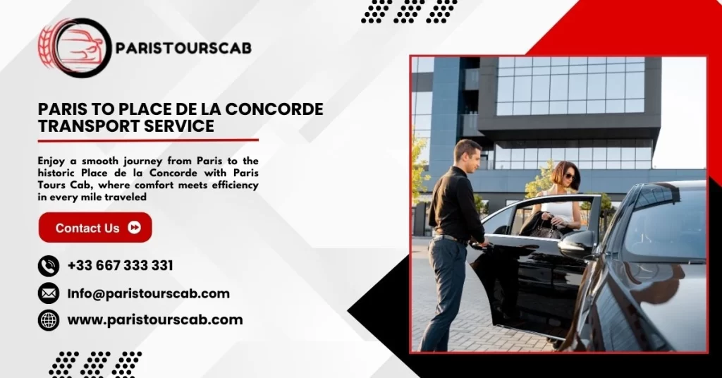 paris to place la condorde transport service