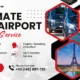 Promotional graphic for Paris Tours Cab's CDG Airport transfer service, featuring expert drivers, 24/7 availability, and contact information.