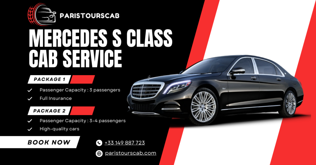 Paris Eco Sedan Cab Service for Airport Transportation by Paris Tours Cab