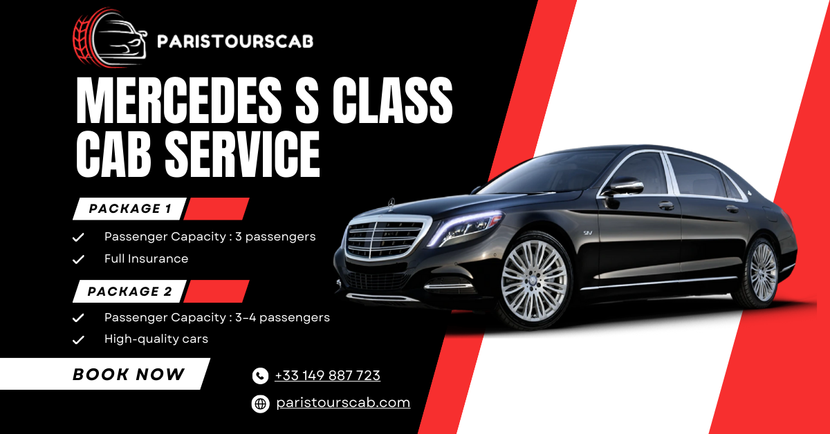 Paris Eco Sedan Cab Service for Airport Transportation by Paris Tours Cab