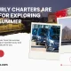 Promotional banner for VIP Paris Tours hourly charters in Paris, featuring luxury vans, the Louvre, and a “Book Now” call-to-action with a website link for Paris Tours Cab.