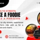 Promotional image for Paris Tours Cab, showcasing a luxury vehicle and vibrant Parisian street food scenes, inviting foodies to book an experience.